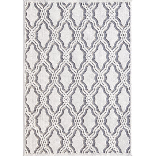 My Texas House Cotton Blossom, Country/Cottage, Geometric, Woven Area Rug, 5'2" X 7'6"