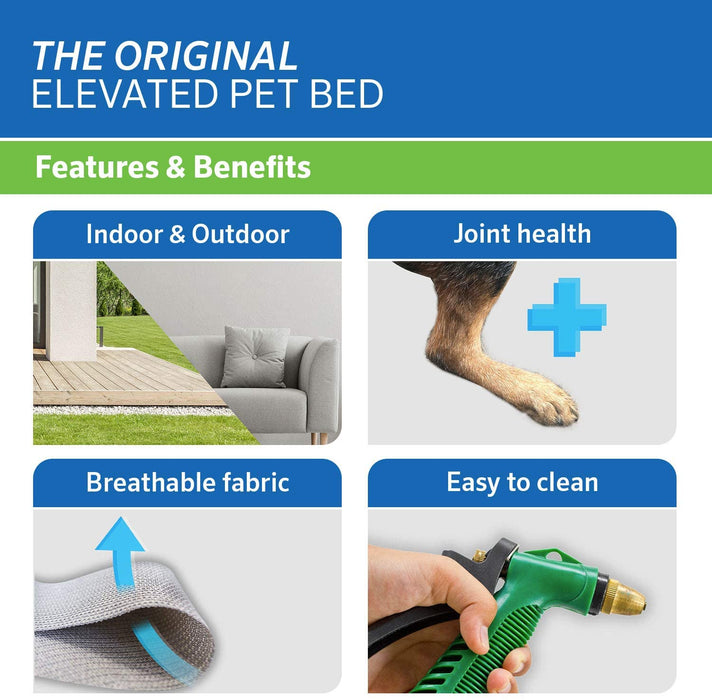 Coolaroo the Original Cooling Elevated Pet Bed