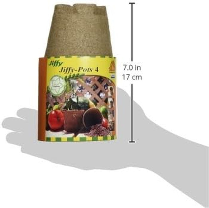 -Potsorganic Seed Starting 4" Biodegradable Peat Pots, 6 Pack