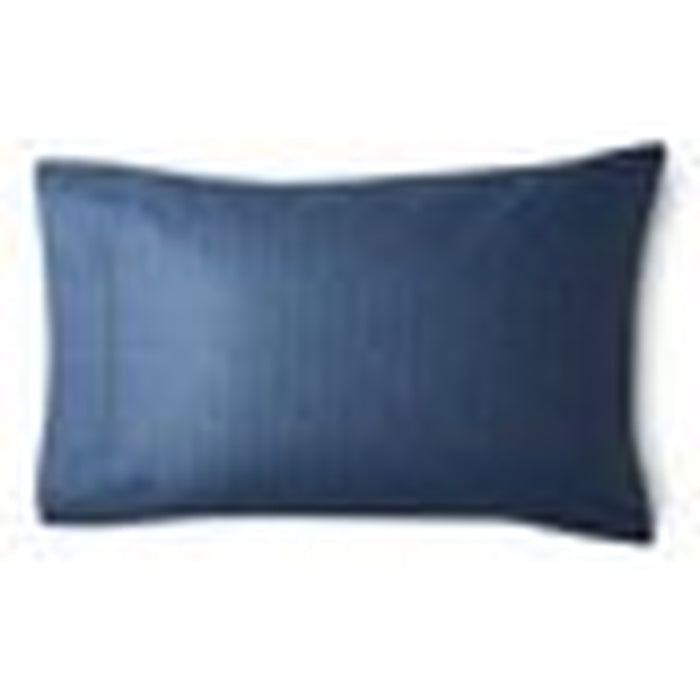 Hotel Style 600 Thread Count 100% Luxury Cotton Pillowcases, King, Navy Tonal, 1-Pair