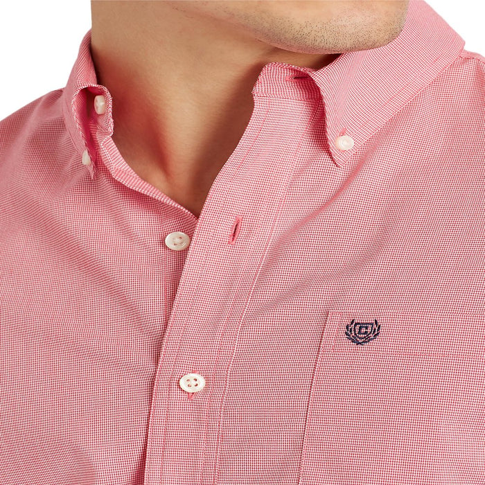 Chaps Men'S Long Sleeve Solid Easy Care Button down Shirt