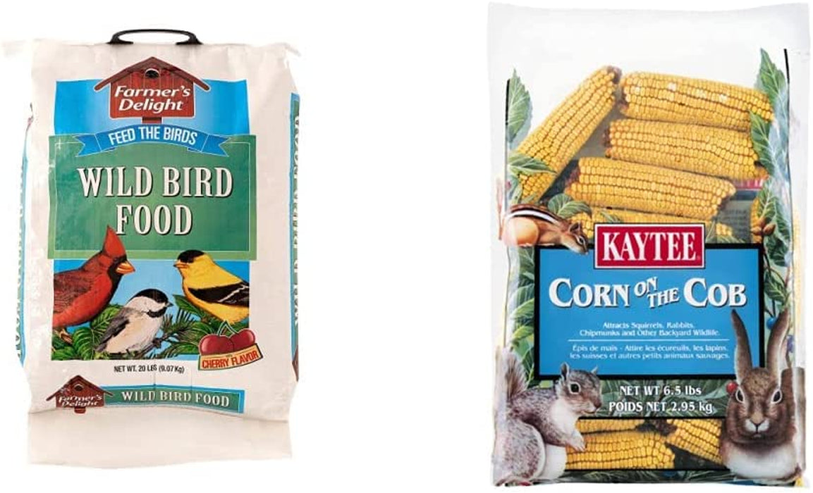 53003 Farmer'S Delight Wild Bird Food with Cherry Flavor, 20-Pound Bag
