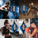 Double End Ball,  Boxing Speed Dodge Training Ball Leather Punch Bag Hanging Speed Ball for Gym MMA Boxing Speed Training, Includes Cords, Stress Relief Exercise Equipment, Adult Kids Men Women