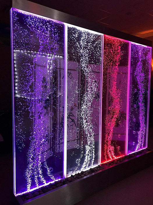 72" Tall X 80" Wide XXL Dancing Bubble Fountain, Floor Standing, Color Lights/Remote Ctrl