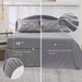 Bedsure Full Size Comforter Sets - Bedding Sets Full 7 Pieces, Bed in a Bag Grey Bed Sets with Comforters, Sheets, Pillowcases & Shams,Adult & Kids Bedding