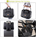 Dog Carrier  Cat Carrier Pet Travel Carrier Bag Airline Approved Folding Fabric Pet Carrier for Small Dogs Puppies Medium Cats, W/Locking Safety Zippers, Foldable Bowl