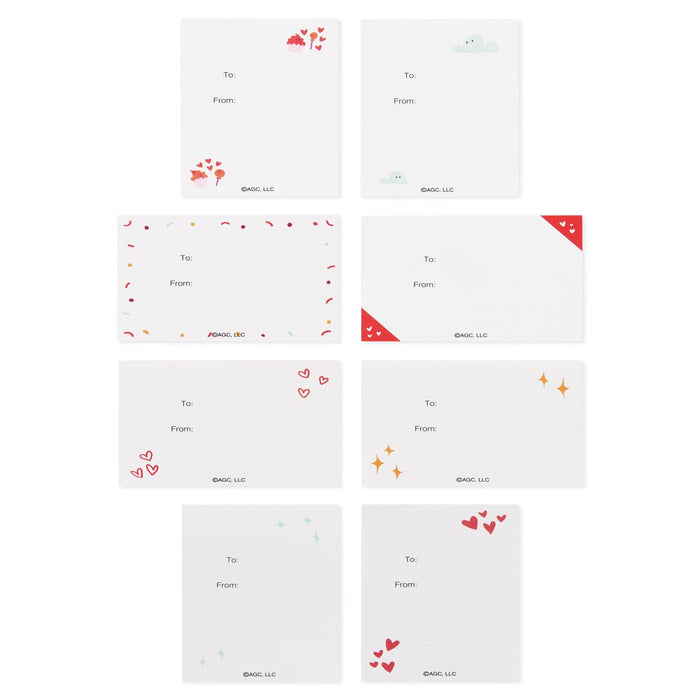 Valentine Cards for Kids Classroom, Spread Love Valentines (40-Count), 2.5" X 3.5"