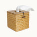 Straw Woven Tissue Box Cover, Vintage Wicker Tissue Box Cover Square, Home Toilet Paper Holder, or Napkin Dispenser