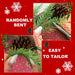 50PCS Christmas Tree Filler Branches, Christmas Artificial Pine Branches, Christmas Artificial Evergreen Branches for Christmas DIY Garland, Christmas Tree Fillers, Present Decor Christmas Decorations