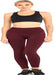 Leggings - Women'S Fleece Lined Solid Color High Waist Full Length Winter Leggings