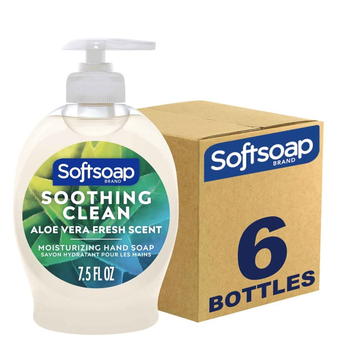 Softsoap Liquid Hand Soap, Fresh Breeze - 7.5 Fluid Ounce (Pack of 6)