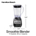 Smoothie Electric Blender with 10 Speeds, 56 Oz. Bpa-Free Plastic Jar, Model 50190
