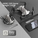 D20 Mini Drone for Kids with 720P HD FPV Camera Remote Control Toys Gifts for Boys Girls with Altitude Hold, Headless Mode, One Key Start Speed Adjustment, 3D Flips 2 Batteries, Silver
