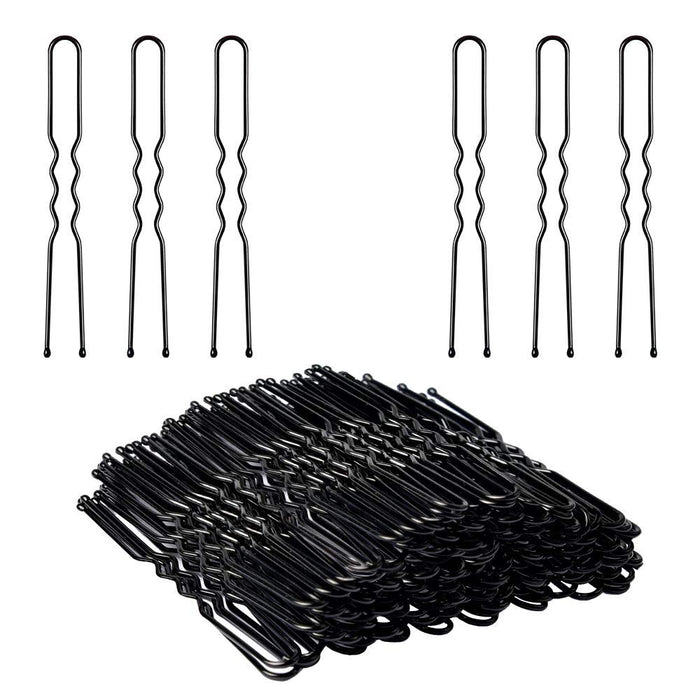 U Shaped Hair Pins,  2.4 Inch Hair Pins for Buns Ballet Bun Hair Pins for Women with Storage Box