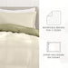 Sage & Ivory down Alternative, 3-Piece Reversible Comforter Set, Full/Queen, by Noble Linens