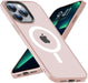 Magnetic Case for Iphone 14 Pro Max Case [Mil-Grade Drop Tested & Compatible with Magsafe] Translucent Matte Back with Aluminum Alloy Keys, Anti-Fingerprint Anti-Scratch 6.7 Inch, Black