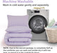 Lavender Purple Seersucker Queen Comforter Set(90X90 Inches),3 Pieces-100% Soft Washed Microfiber Lightweight Comforter with 2 Pillowcases, All Season down Alternative Comforter Set for Bedding