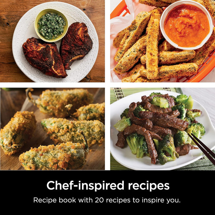 AF101 Air Fryer That Crisps, Roasts, Reheats, & Dehydrates, for Quick, Easy Meals, 4 Quart Capacity, & High Gloss Finish, Grey