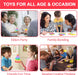 4 Pack Pop Fidget Toys, Its Poppers Bubble with Pop Sound Sensory Fidget Toy, Cake Popsicle Ice Cream Star for Kids and Adults Stress Relief, ADHD Autism Silicone Pressure Relieving Toys