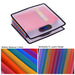 Accordian Expanding File Folder A4 Paper Filing Cabinet 12 Pockets Rainbow Coloured Portable Receipt Organizer with File Guide and Label Cards for Office School