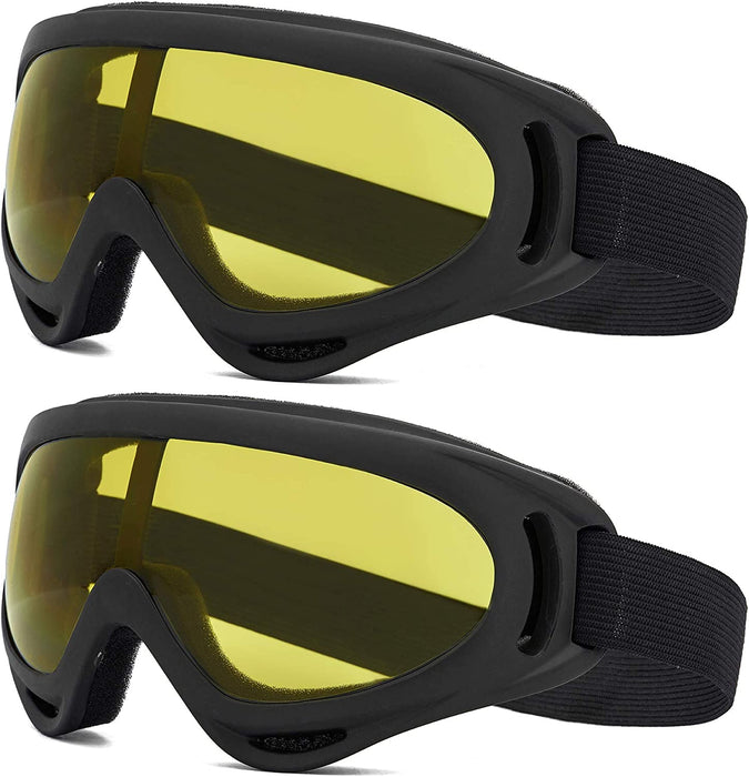 2 Pack Ski Goggles Snowboard Goggles for Men Women & Youth, Snow Goggle