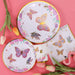 Butterfly Birthday Party Supplies, Butterfly Party Plates, Cups, Napkins and Cutlery, Butterfly Party Decorations for Baby Shower, Birthday, Butterfly Fairy Themed Parties Serves 24