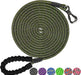 Heavy Duty Dog Leash, 30FT Reflective Dog Leash with Swivel Lockable Hook and Comfortable Padded Handle, Puppy Leash for Walking, Hunting, Camping, Backyard for Small Medium and Large Dogs