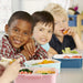 Kids Lunch Box - 3 Compartment Leakproof Lunch Container with Spoon & Fork - BPA Free - Portion-Controlled Meals and Snack Packing (Green)