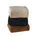 Reversible 2-Tone Sherpa Dual Layer Throw Blanket, 50" X 60", Recycled Polyester, Dark Gray and Light Gray