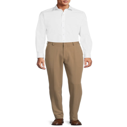 George Men'S and Big Men'S Premium Comfort Stretch Flat Front Suit Pants