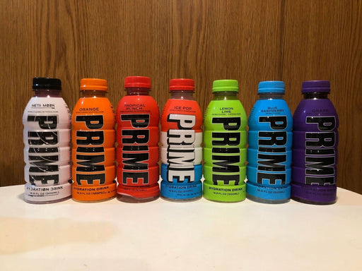 PRIME HYDRATION DRINK by Logan Paul X KSI 7 FLAVORS 🟠🟣🔵🟢🔴 Fast Shipping