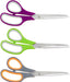 Amazon Basics Multipurpose, Comfort Grip, PVD Coated, Stainless Steel Office Scissors - Pack of 3