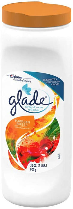 Glade Carpet and Room Refresher, Deodorizer for Home, Pets, and Smoke, Hawaiian Breeze, 32 Oz, Pack of 1