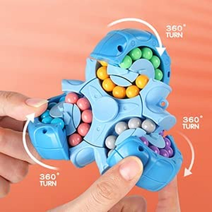 Pop Fidget Spinners - Puzzles for Adults,Sensory Toys for Autistic Kids,Fidget Toys -Stress Reduction and Anxiety Relief Hand Sensory Toy, Puzzle Games Rotating Magic Bean for Adults and Kids