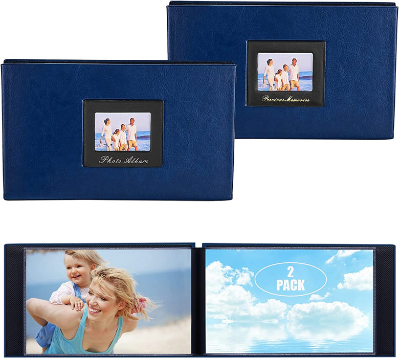 Photo Album 4X6 500 Pockets Photos, Extra Large Capacity Family Wedding Picture Albums Holds 500 Horizontal and Vertical Photos (500Pockets, Teal)