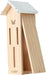 Wooden Butterfly House for Gardens. Provides a Safe Haven for Butterflies to Rest, Protect from Predators and Harsh Weather Conditions. Attractive Garden Décor, Includes Bonus Rope Hanger.