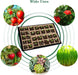 4 Pack Seed Starter Tray Kit, 15 Peat Pots for Seedlings Plastic Germination Growing Trays with Plants Labels, Planting Tools, Plant Cultivation for Seed Starting and Garden Propagation, Black