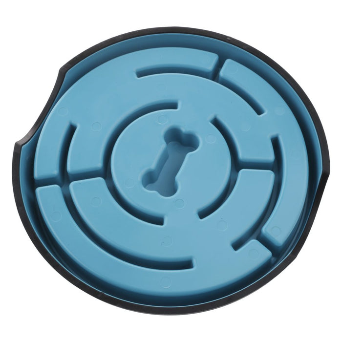Petstages Slow Fun Feed Dog Bowl, Dishwasher Safe, Blue