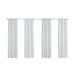 Mainstays Modern Scroll Aqua Rod Pocket Sheer Curtain Set, 28" X 95" (4 Panels)