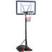 7-9.2 Ft. Height Adjustable Hoop Portable Basketball System Goal Outdoor Kids Youth with Wheels and Weighted Base