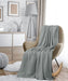 Cotton Waffle Blanket 300 GSM (Cool Grey - 90X108 Inches) Soft Lightweight Breathable Bed Blanket King Size Layering Any Bed for All Season