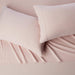 Cotton Jersey Bed Sheet Set - Full, Blush