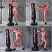 Free Standing Punching Bag,  Heavy Duty Target Stand Punch Bags/Excellent Dummy for Boxing/Kick Boxing/Mixed Martial Arts/Mma Training Equipment