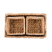 Better Homes & Gardens Woven Natural Water Hyacinth Organizational Basket Set of 3