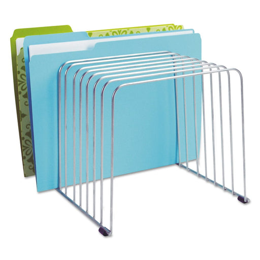 Fellowes Heavy Duty Vertical Drawer File Sorter, 9 X 11-3/8 X 8 Inches, 11 Slots, Silver