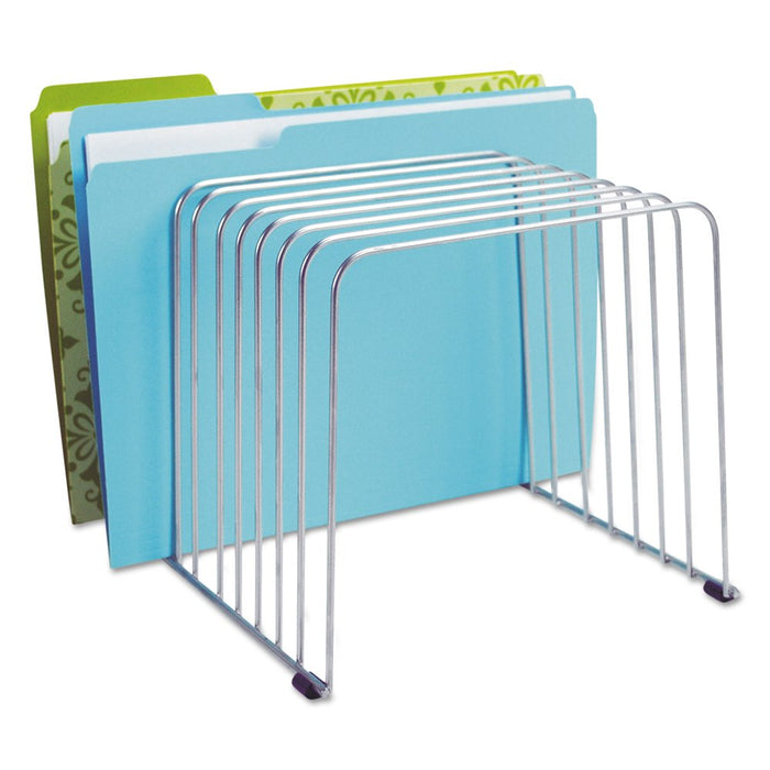 Fellowes Heavy Duty Vertical Drawer File Sorter, 9 X 11-3/8 X 8 Inches, 11 Slots, Silver