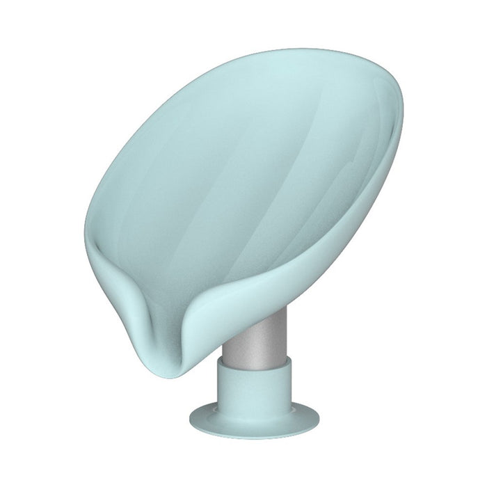 4/1 Piece Soap Dish Holder Self Draining Soap Holder Leaf Shape Bar Soap Holder Soap Saver with Suction Cup for Shower Bathroom Tub Kitchen Sink Plastic Tray Holder