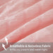 Blush Pink Seersucker Queen Comforter Set (90X90 Inches), 3 Pieces - 100% Soft Washed Microfiber Lightweight Comforter with 2 Pillowcases, All Season down Alternative Comforter Set for Bedding