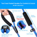 Slip Lead Dog Leash, Anti-Choking with Traffic Padded Two Handles, Reflective Strong Sturdy Heavy Duty Rope Leash, 6FT Dog Training Leash for Medium Large Dogs(6' Navy Blue)