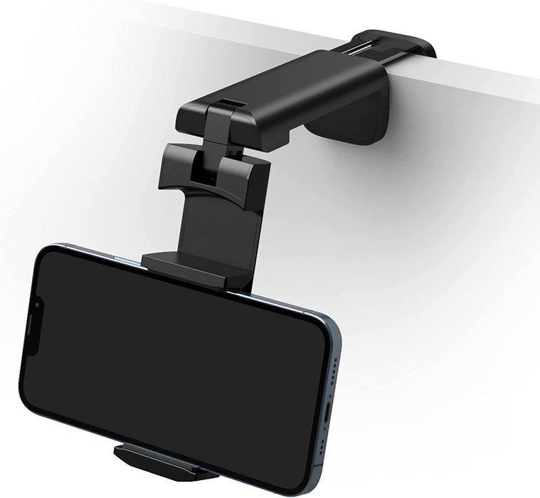 Universal Airplane Phone Stand Holder, Klearlook Travel Essentials Phone Mount for Desk with 360 Degree Rotation, Handsfree Travel Must Haves Phone Clip, Flexible Travel Accessories for Flying
